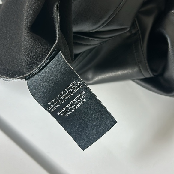 7 For All Mankind The High Waist Ankle Skinny Faux Leather With Faux Pockets M - Picture 5 of 7